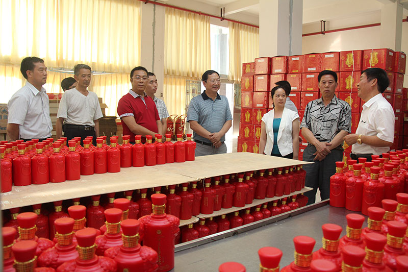 仁懷市人大常委會主任趙洪等領導到公司視察