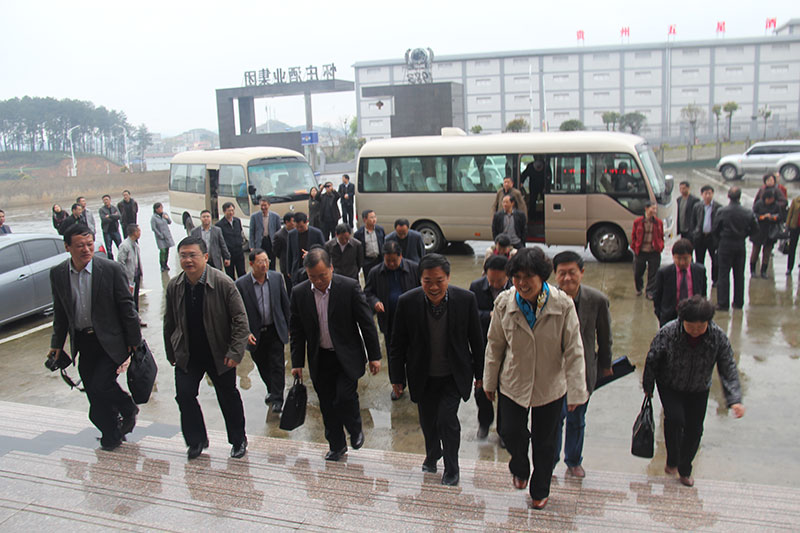 遵義市政協主席陳凌華等領導到公司視察